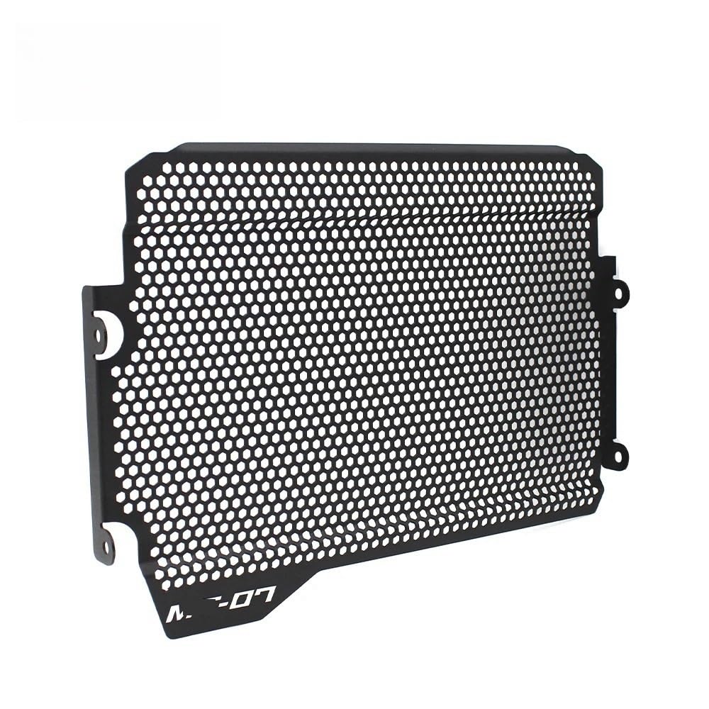 Für MT-07 Für MT07 Für MT FZ 07 FZ07 Motorrad Kühlergrill Wache Cover Protector 2018-2023 Kühlerschutzgitter(LOGO A) von Yuegtik
