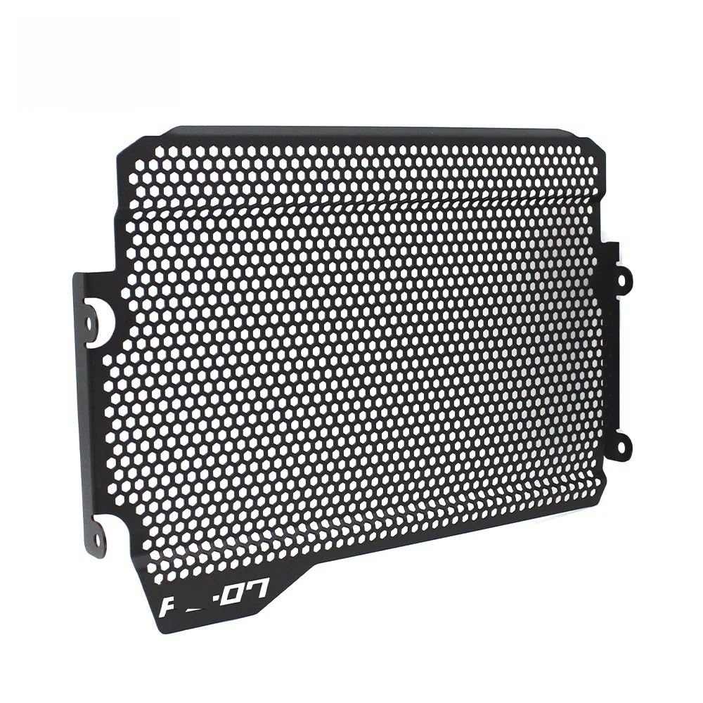 Für MT-07 Für MT07 Für MT FZ 07 FZ07 Motorrad Kühlergrill Wache Cover Protector 2018-2023 Kühlerschutzgitter(LOGO B) von Yuegtik
