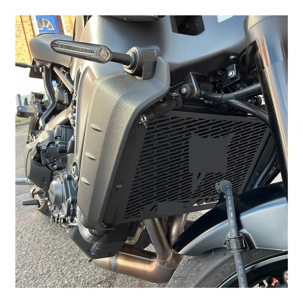 Für MT09 Für T&RACER Für MT-09 Für MT09 Für FZ09 2014-2020 Motorrad Kühlergrill Wache Schutz Kühlerabdeckung Kühlerschutzgitter(BLAKR A) von Yuegtik