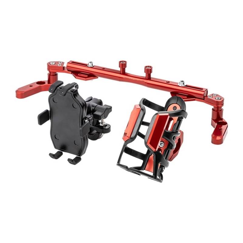 Für NMAX160/155/125 Motorrad Querstange Wasser Tasse Halter Halterung Paket Set Balance Hebel Bar Flasche Halter Halter Balance Lenker von Yuegtik