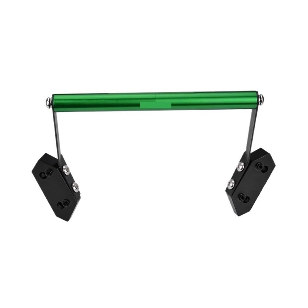 Für Ninja400 Für Ninja250 Für NINA 400 Motorrad Balance Bar Navigation Halterung Verlängerung Kreuz Bar GPS Halterung Balance Lenker(Green) von Yuegtik
