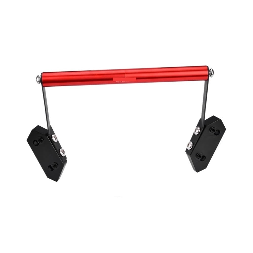 Für Ninja400 Für Ninja250 Für NINA 400 Motorrad Balance Bar Navigation Halterung Verlängerung Kreuz Bar GPS Halterung Balance Lenker(Red) von Yuegtik