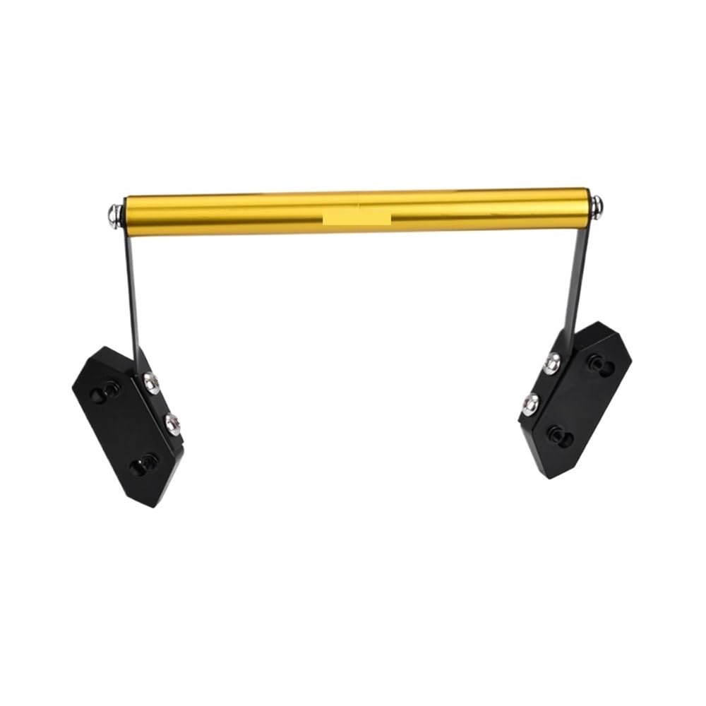Für Ninja400 Für Ninja250 Für NINA 400 Motorrad Balance Bar Navigation Halterung Verlängerung Kreuz Bar GPS Halterung Balance Lenker(Yellow) von Yuegtik