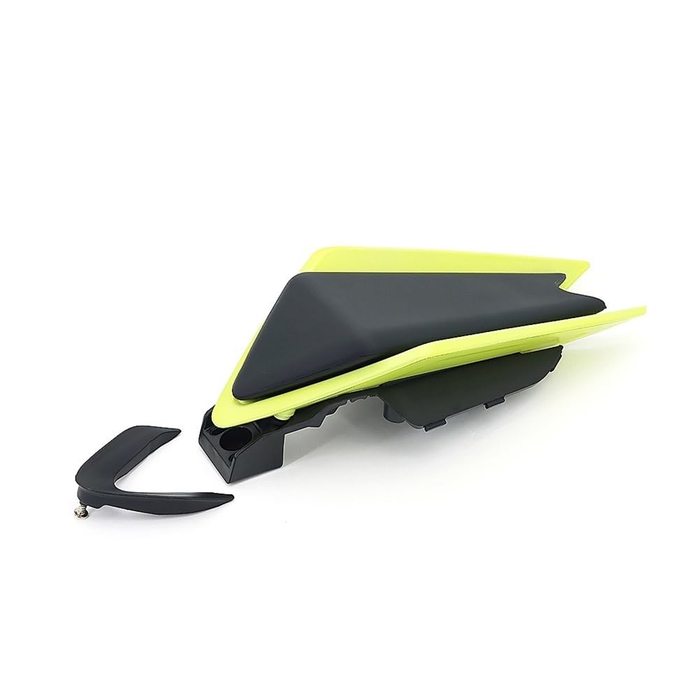 Für RS660 Für RS 660 Für RSV4 2020-2022 Motorrad Hinten Passagier Sozius Sitz Abdeckung Verkleidung Sitz Gugel Spoiler Hinterer Soziussitz(Yellow) von Yuegtik