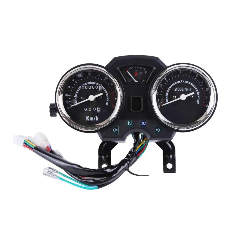 Motorrad Dashboard Tachometer Digital Kilometerzähler Meter Kompatibel Für Italika Für Rc 200 2019-2022 Tachometer Digital von Yuegtik