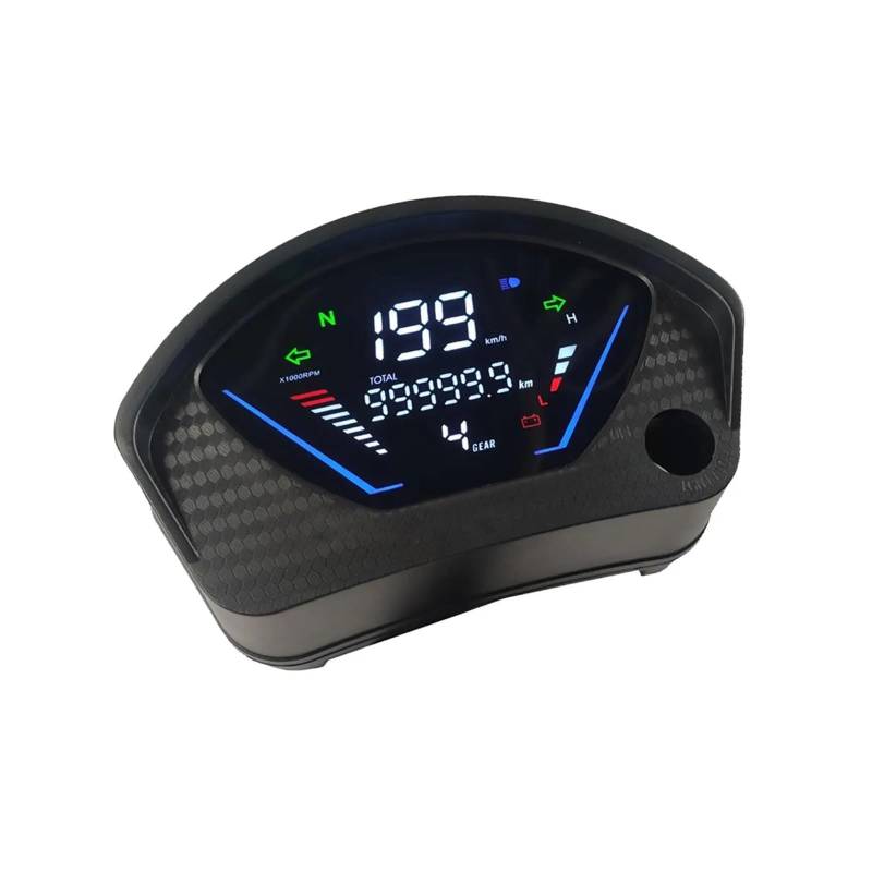 Motorrad Digital Tacho Links Rechts Anzeige Gauge Dashboard Leichte Zubehör Für CD70 Tachometer Digital von Yuegtik