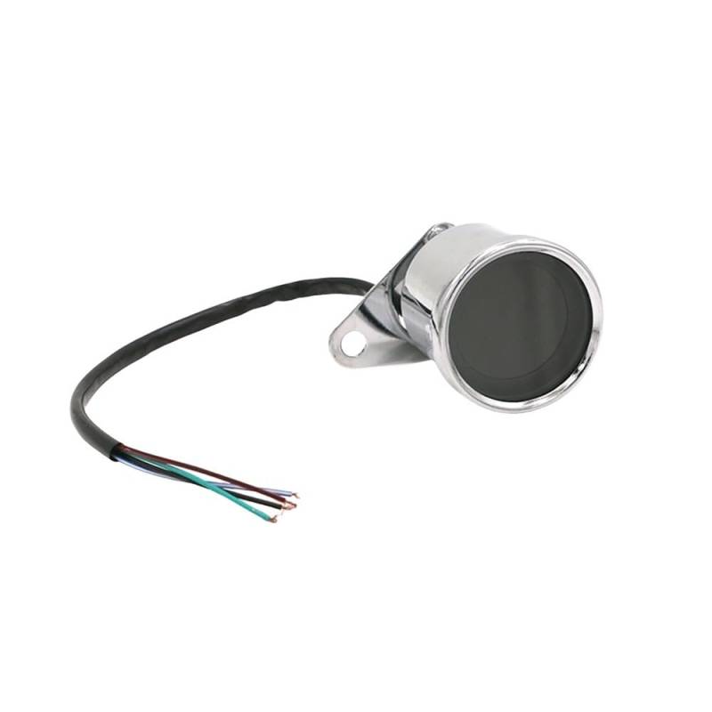 Motorrad Digital Tacho Roller ATV Meter Universal Kilometerzähler Gauge Öl Ebene Cafe Racer Drehzahlmesser Anzeige Tachometer Digital von Yuegtik