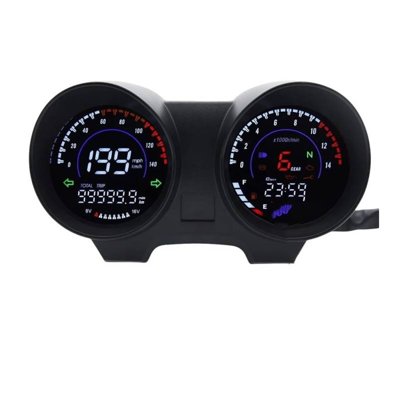 Motorrad Drehzahlmesser Tachometer Digital Dashboard Für Brasilien Für TITAN 150 Für CG 150 Für Fan 150 2010 2012 Tachometer Digital von Yuegtik