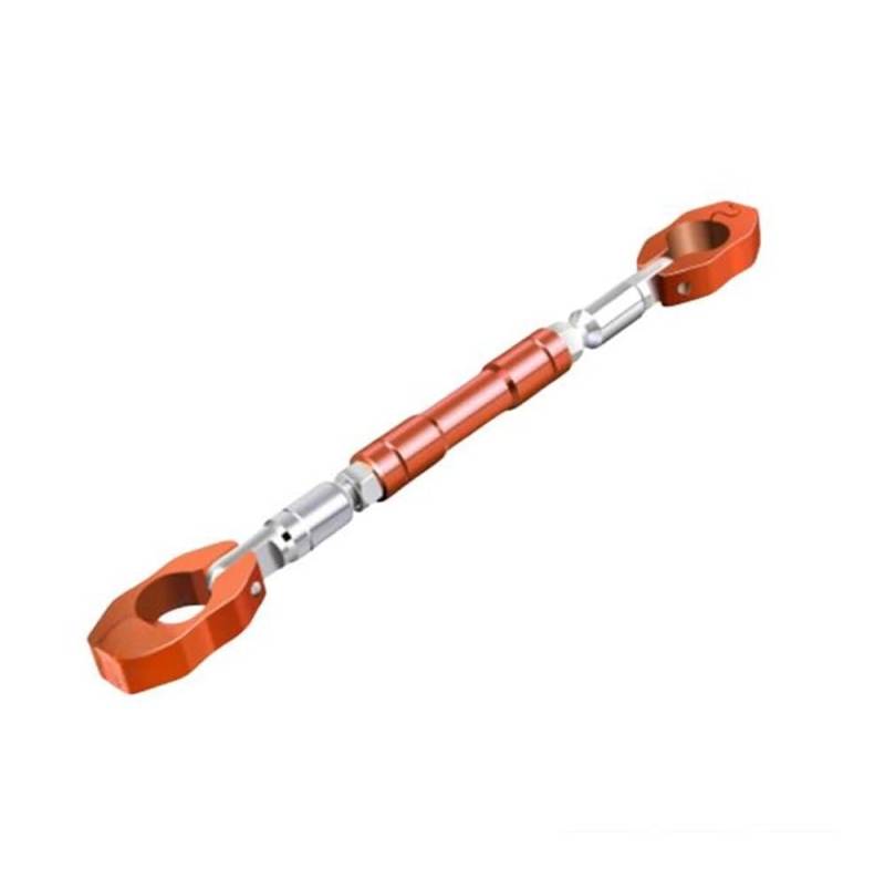 Motorrad Fahrzeug Modifikation Balance Bar Lenker Spurstange Verstärkungsstange Handy Ständer Griff Querlatte Balance Lenker(Orange-1pc) von Yuegtik