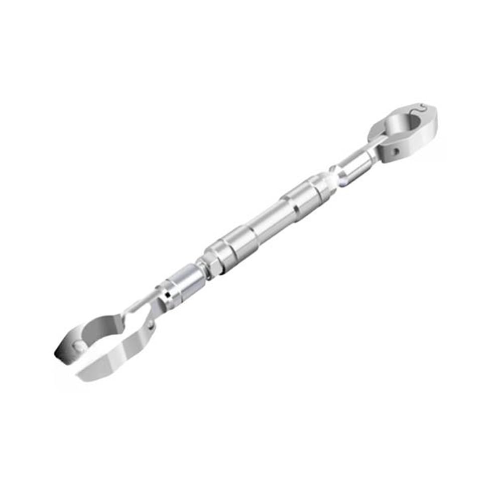 Motorrad Fahrzeug Modifikation Balance Bar Lenker Spurstange Verstärkungsstange Handy Ständer Griff Querlatte Balance Lenker(White-1pc) von Yuegtik