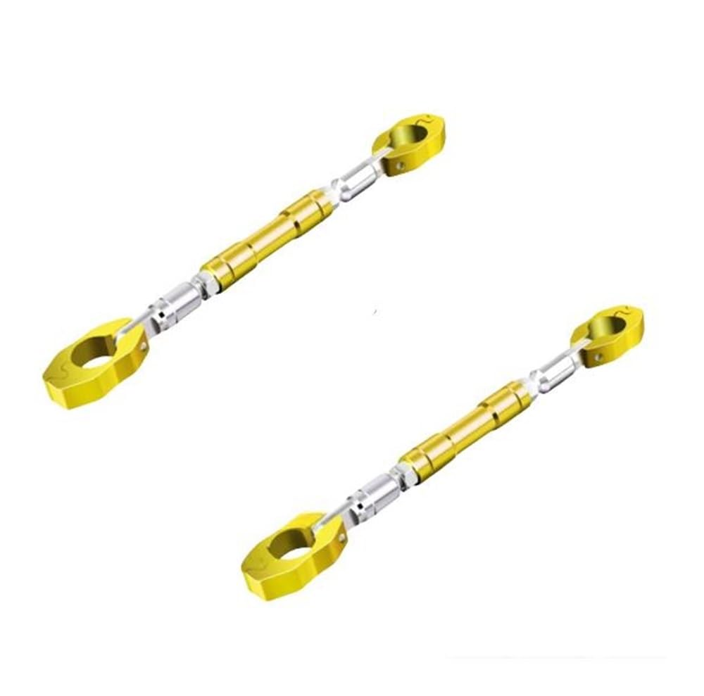 Motorrad Fahrzeug Modifikation Balance Bar Lenker Spurstange Verstärkungsstange Handy Ständer Griff Querlatte Balance Lenker(Yellow-2pc) von Yuegtik