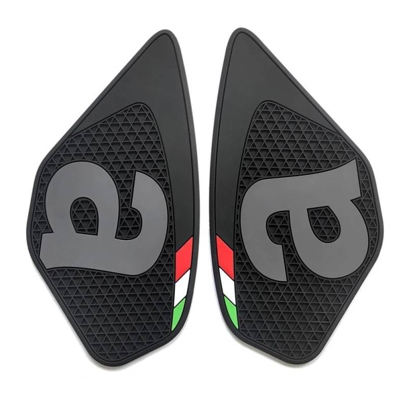Motorrad Kraftstofftank Seite Dekorative Traktion Protectior Tank Pad Für RSV4 2010-2021 Für Tuono 1100 2015-2021 Aufkleber Pad von Yuegtik