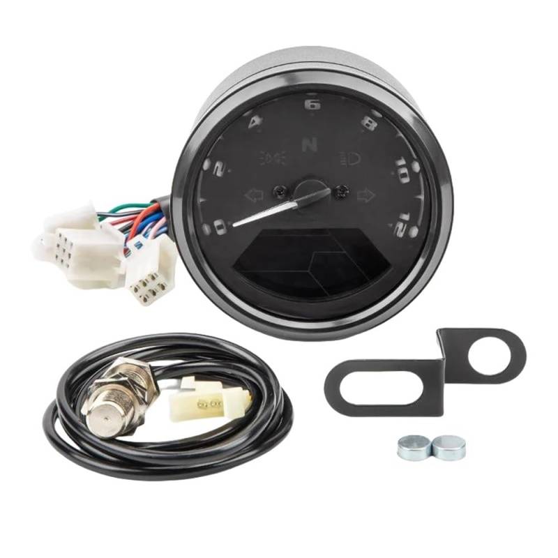 Motorrad Meter Änderung Zubehör Kilometerzähler Drehzahlmesser 1-4 Zylinder Tachometer Tachometer Digital von Yuegtik