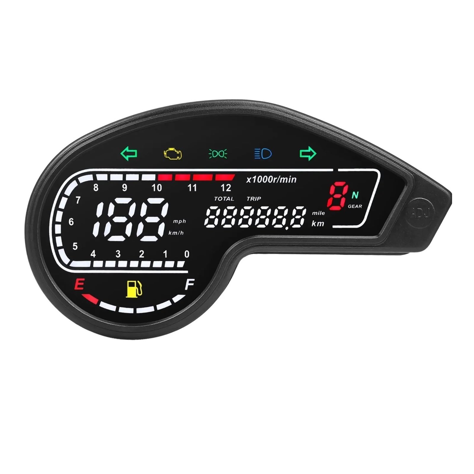 Motorrad-Tachometer, Digitaler Kilometerzähler, Drehzahlmesser Mit Für NXR150 Für NXR125 Für Bros 2003–2014 Für CRV Tachometer Digital Motorrad-Tachometer, Digitaler Kilometerzähler, Drehzahlmesser Mit Für NXR150 Für NXR125 Für Bros 2003–2014 Für CRV Tachometer Digital von Yuegtik