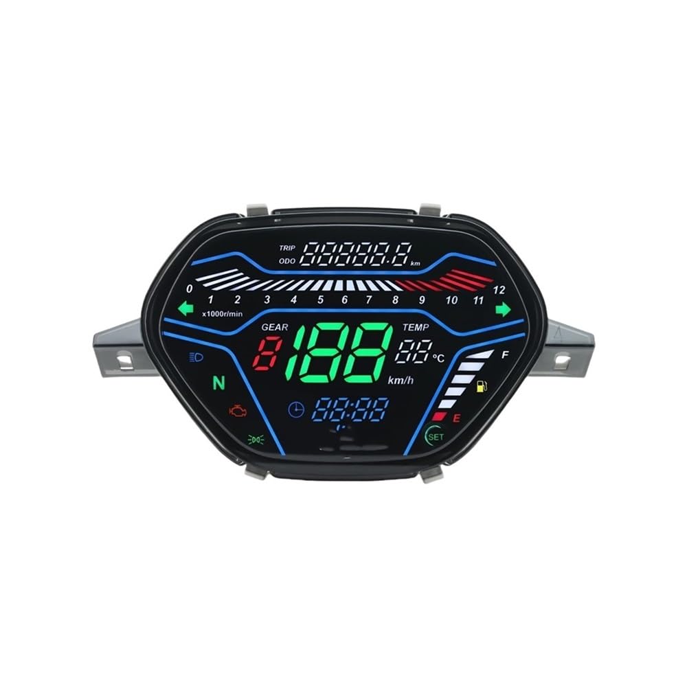 Motorrad-Tachometer, Kilometerzähler, Kraftstoffstand, Armaturenbrett Für EX5 Für Class1 Für CX Für DX Für Wave100 Für CD110 Für Alpha Tachometer Digital Motorrad-Tachometer, Kilometerzähler, Kraftstoffstand, Armaturenbrett Für EX5 Für Class1 Für CX Für DX Für Wave100 Für CD110 Für Alpha Tachometer Digital von Yuegtik