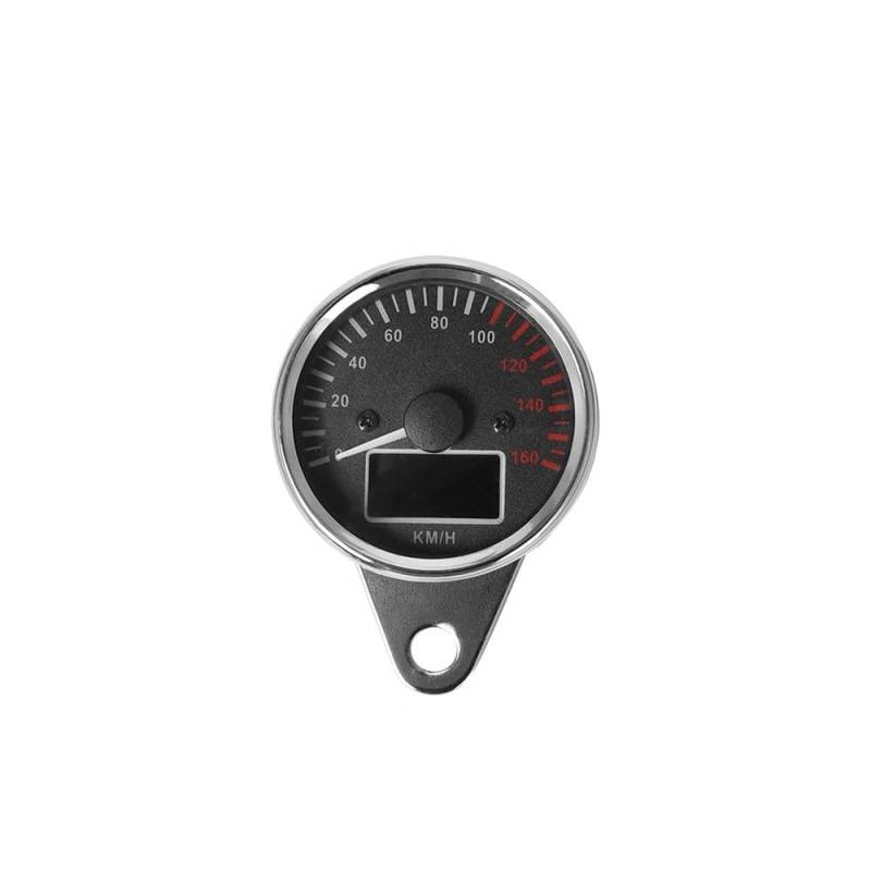 Motorrad Tachometer Digital Motorrad Drehzahlmesser Speed ​​Gauge Kilometerzähler Drehzahlmesser Universal Digital Gauge Tachometer Digital von Yuegtik