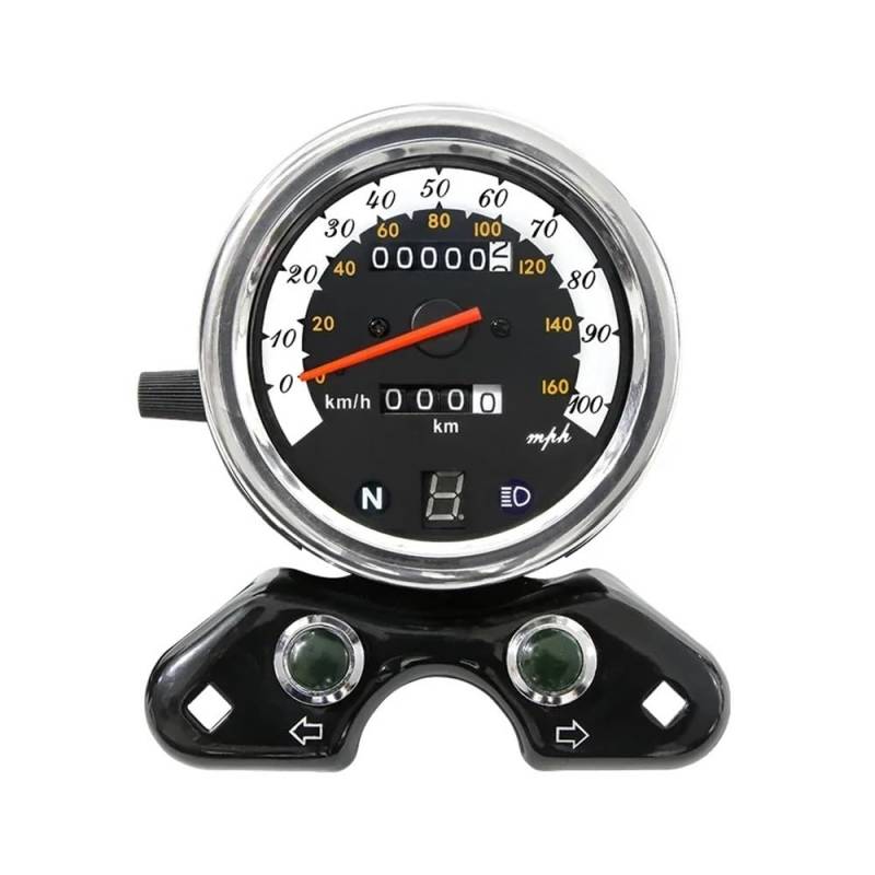 Motorradzubehör Tacho Ölanzeige Drehzahlmesser Universal Instrument Cluster Leuchtanzeige Für GN Für CG125 Tachometer Digital von Yuegtik