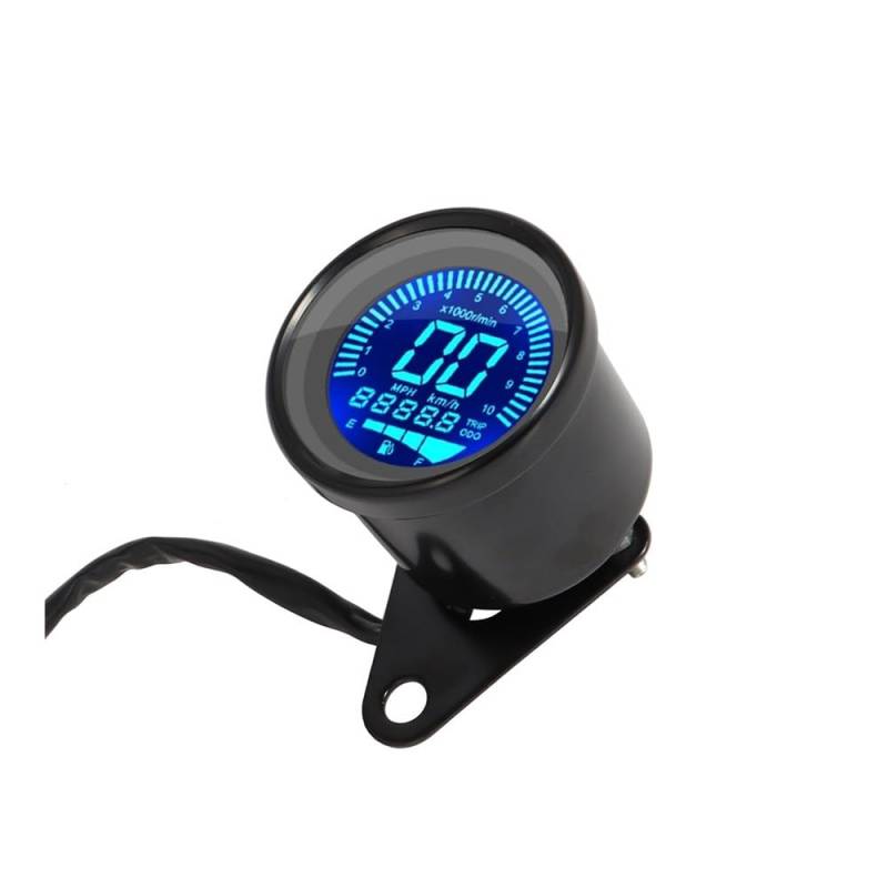 Universal Digital Motorrad -computer-geschwindigkeitsmesser-grüne Techometer Tankanzeige Für Harle&y Cafe Racer 1-4 Zylinder Tachometer Digital von Yuegtik