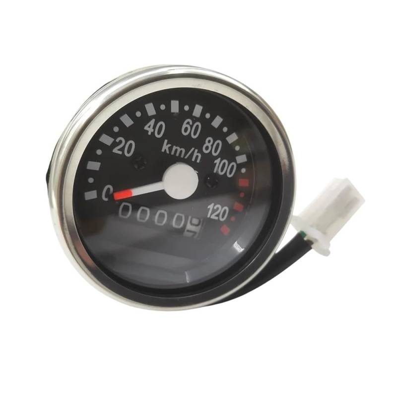 Universal Motorrad Cafe Racer -computer-geschwindigkeitsmesser-grüne Gauge 0-120 Km/h Instrument Mit Anzeige Tachometer Digital von Yuegtik