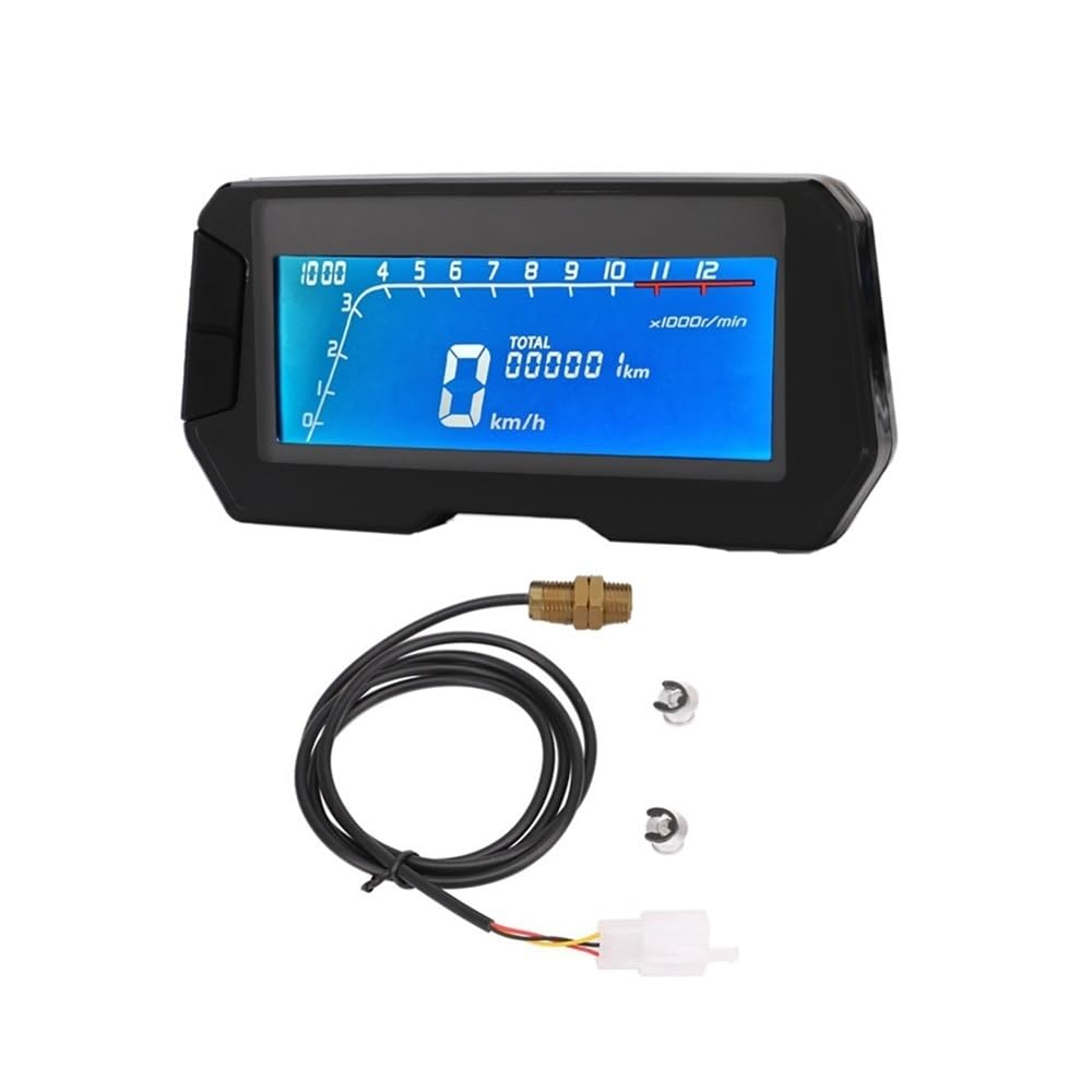 Universal Motorrad Digital Tacho Kilometerzähler Drehzahlmesser 1000RPM Gauge Für WAVE 150 Tachometer Digital Universal Motorrad Digital Tacho Kilometerzähler Drehzahlmesser 1000RPM Gauge Für WAVE 150 Tachometer Digital von Yuegtik