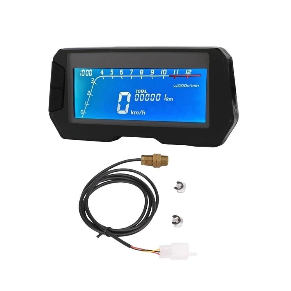 Universal Motorrad Digital Tacho Kilometerzähler Drehzahlmesser 1000RPM Gauge Für WAVE 150 Tachometer Digital Universal Motorrad Digital Tacho Kilometerzähler Drehzahlmesser 1000RPM Gauge Für WAVE 150 Tachometer Digital von Yuegtik