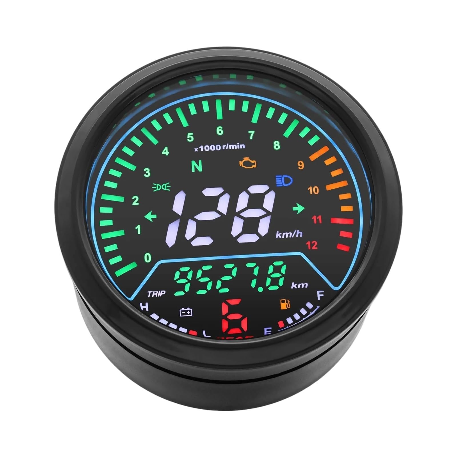Universal Motorrad Tacho Digital Moto Dashboard Cafe Racer Panel Drehzahlmesser Motocross Stundenzähler Für Z800 Tachometer Digital Universal Motorrad Tacho Digital Moto Dashboard Cafe Racer Panel Drehzahlmesser Motocross Stundenzähler Für Z800 Tachometer Digital von Yuegtik