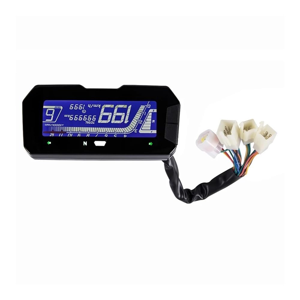 Universal Motorräder Tacho Gauge Drehzahlmesser Kilometerzähler Display Geschwindigkeit Tachometer Digital Universal Motorräder Tacho Gauge Drehzahlmesser Kilometerzähler Display Geschwindigkeit Tachometer Digital von Yuegtik