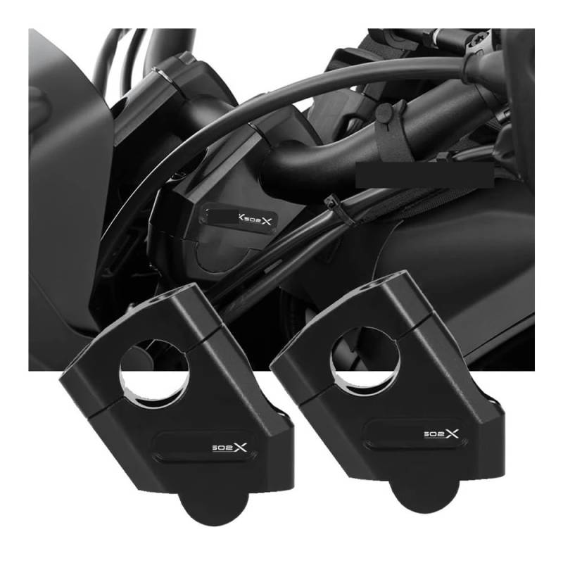 Yuegtik Motorrad Lenker Riser Clamp Griff Bar Lift Verlängern Adapter Halterung Für TRK502X Für TRK 502 Für TNT135 Für TNT25N Für Trail Für TRK Riser Klemmhalterung von Yuegtik