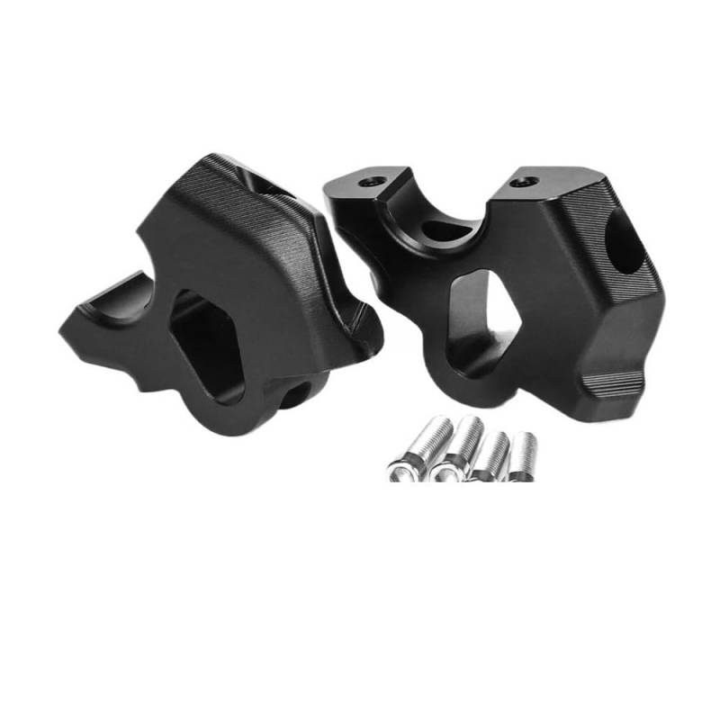 Yuegtik Motorrad Lenker Riser Drag Griff Bar Clamp Verlängern Adapter Für R1300GS Für R 1300 GS Für Zubehör Für R1300 GS 2024- Riser Klemmhalterung von Yuegtik