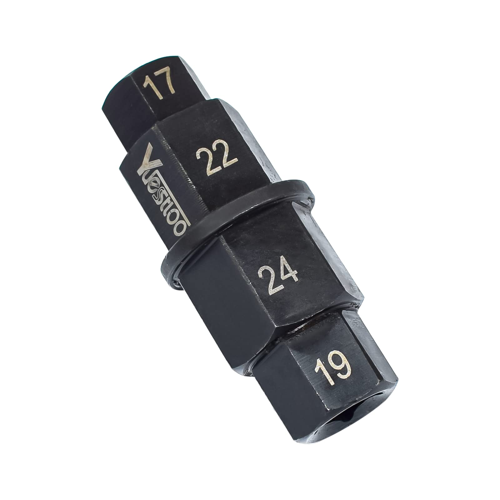 Yuesstloo Sechskant-Achswerkzeug für Motorrad-Vorderachse, Inbusachse, Spindel-Stecknuss, Adapterwerkzeug, 3/8 Zoll, 17 mm, 19 mm, 22 mm, 24 mm Yuesstloo Sechskant-Achswerkzeug für Motorrad-Vorderachse, Inbusachse, Spindel-Stecknuss, Adapterwerkzeug, 3/8 Zoll, 17 mm, 19 mm, 22 mm, 24 mm von Yuesstloo