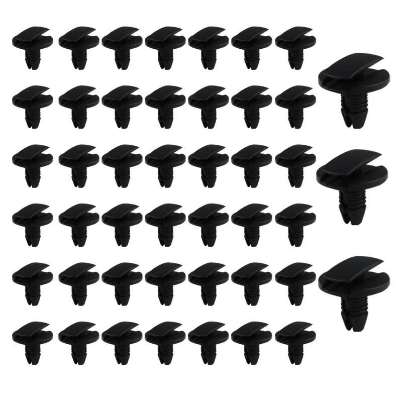 Yuio 50 Clips Auto Befestigung Clips für Citroen Peugeot Jumpy Berlingo C3 C4 C5 C6 clio2, 856553 Stoßstangen-Clip, Kunststoffniete für Autos, Trimm Befestigungen Auto Halteklammern von Yuio