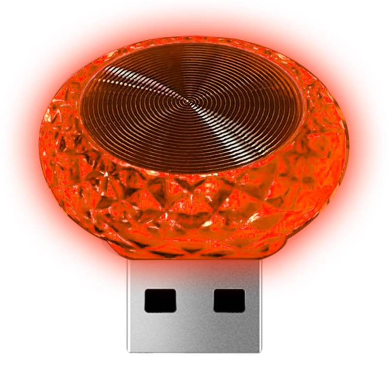 Yulokdwi USB-Auto-Innenatmosphärenlampe | Buntes LED-Atmosphärenlicht - Kabellose Leuchten für die Atmosphäre im Kofferraum Ihres Autos von Yulokdwi