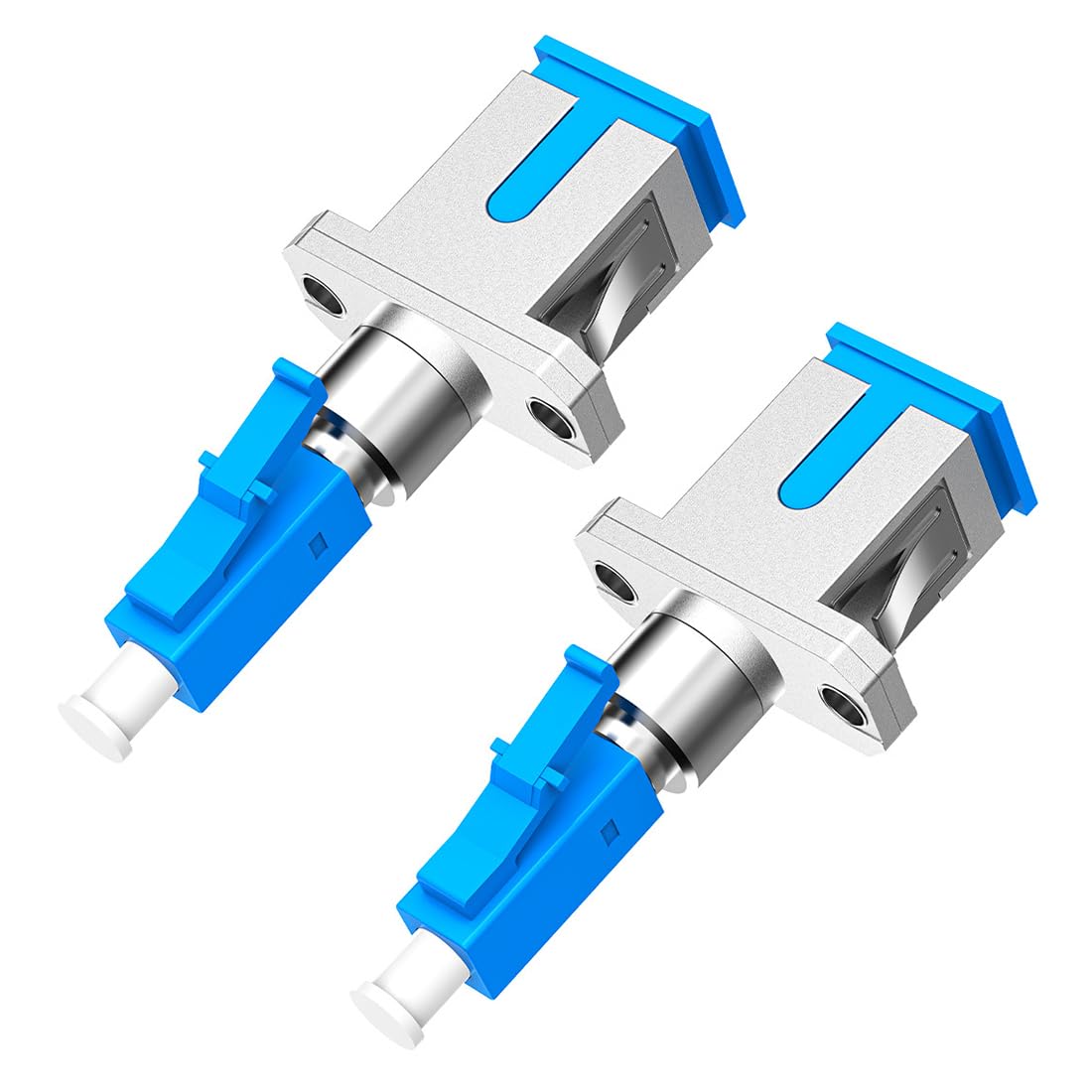 Yuragim 2 Stück Glasfaser Adapter, SC/APC Buchse auf LC/APC Stecker Singlemode, Lc/APC auf Sc/APC, Lc auf SC Adapter für Dauerhafte & Schnelle Glasfaserkopplung, 0,2DB Geringe Verluste (SC/APC-LC/APC) Yuragim 2 Stück Glasfaser Adapter, SC/APC Buchse auf LC/APC Stecker Singlemode, Lc/APC auf Sc/APC, Lc auf SC Adapter für Dauerhafte & Schnelle Glasfaserkopplung, 0,2DB Geringe Verluste (SC/APC-LC/APC) von Yuragim
