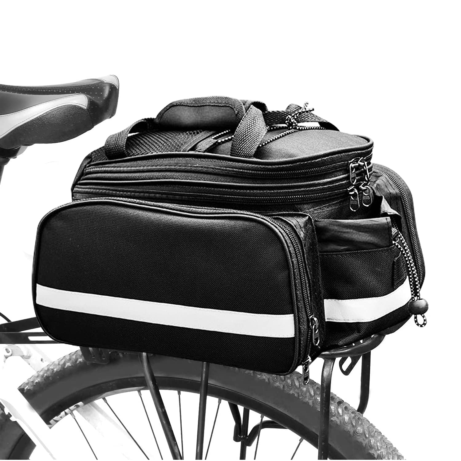 Yuragim Gepäckträgertasche für Fahrrad, Wasserdicht Fahrradtaschen für Gepäckträger Mountainbike Multifunktionale Rücksitztasche Satteltaschen Fahrrad Taschen Hinten für Fahrrad Rennrad MTB Zubehör von Yuragim