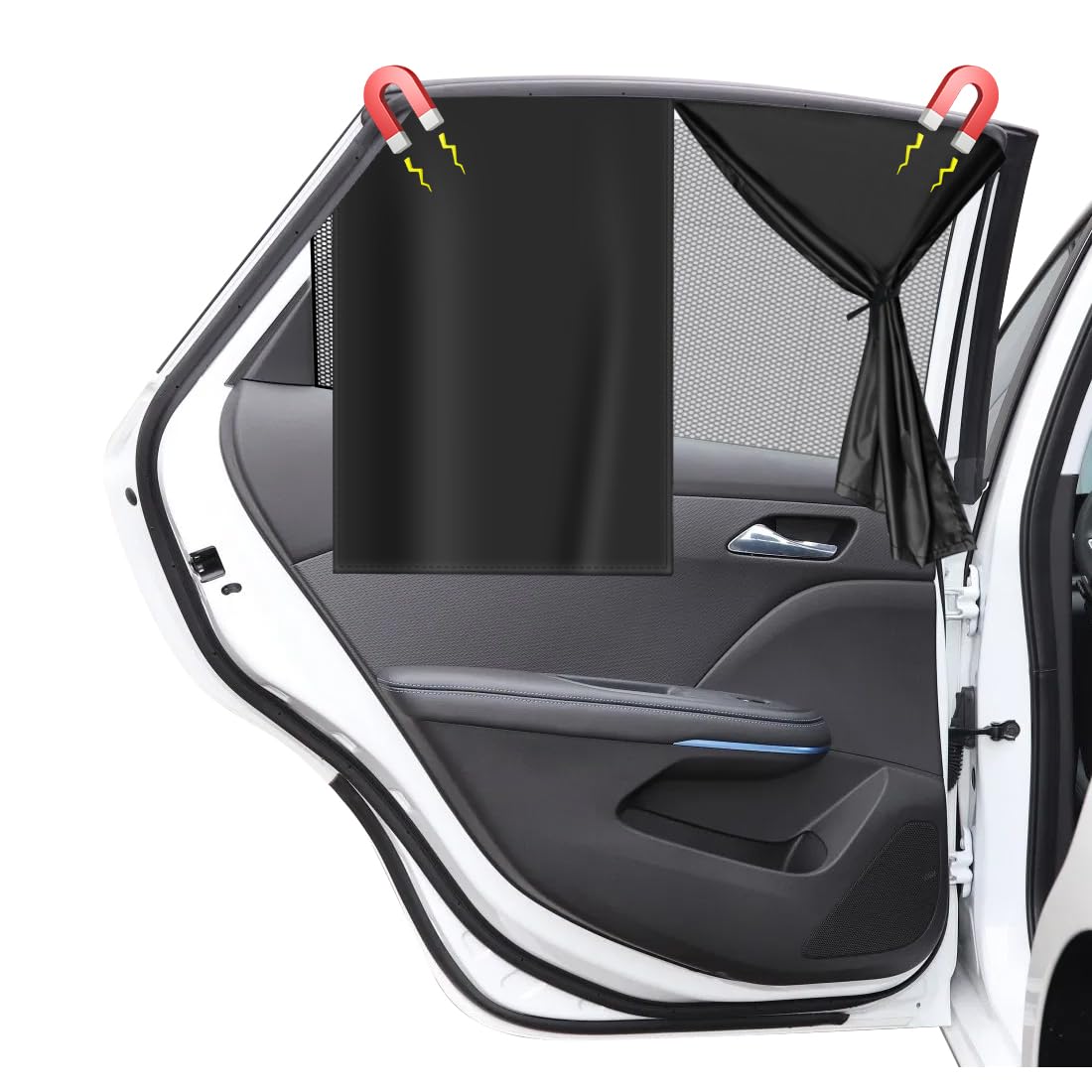 Yuragim Sonnenschutz Auto Baby, 2 Stück Magnetisch Doppelschicht Auto Sonnenschutz Kinder, atmungsaktiv Autofenster Sonnenshutz Kinder UV Schutz & Verdunkelung Hitzeschutz Vorhang für Seitenscheibe Yuragim Sonnenschutz Auto Baby, 2 Stück Magnetisch Doppelschicht Auto Sonnenschutz Kinder, atmungsaktiv Autofenster Sonnenshutz Kinder UV Schutz & Verdunkelung Hitzeschutz Vorhang für Seitenscheibe von Yuragim