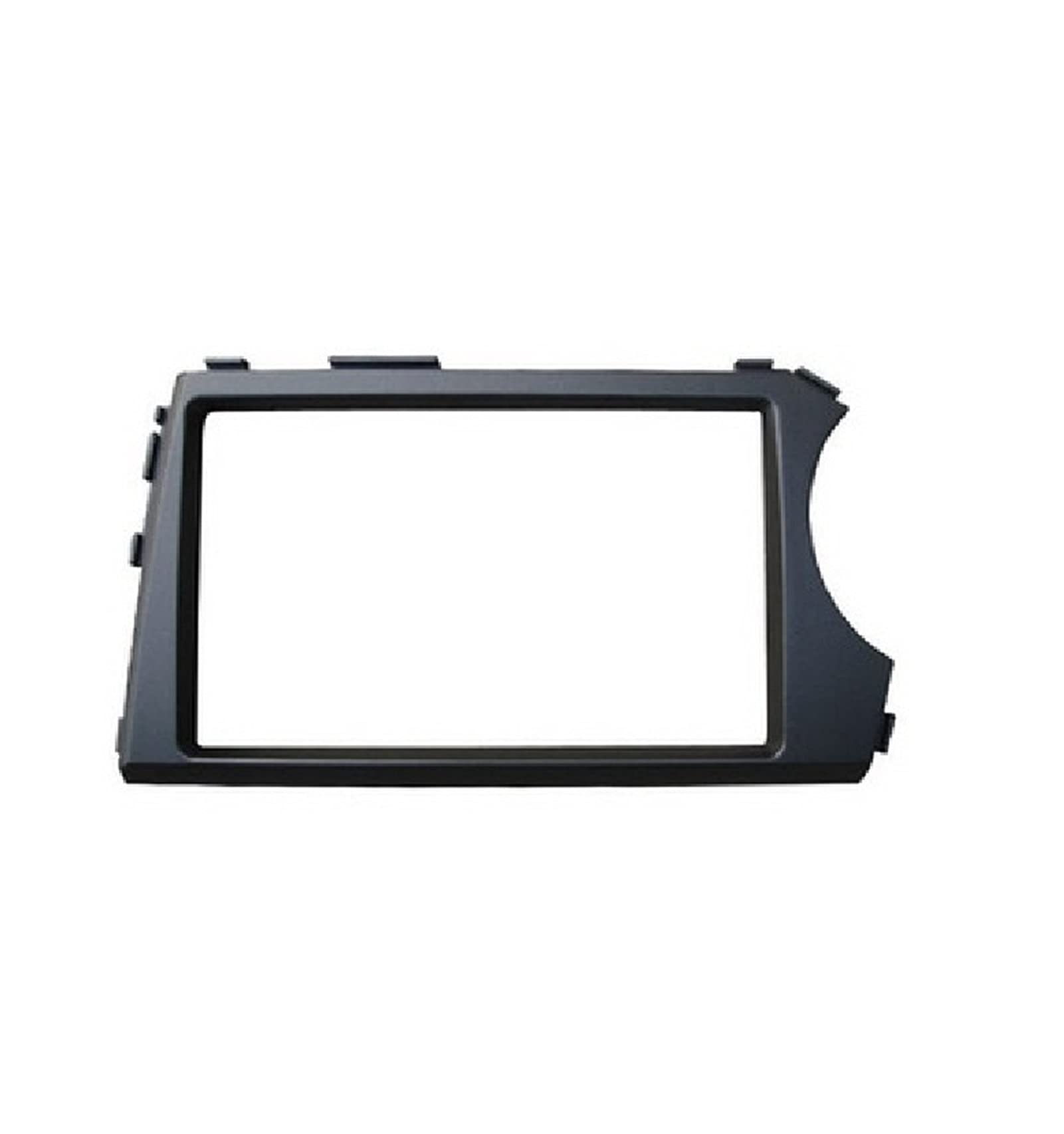 Autoradio-Armaturenbrett, Yurefax 2 Din Audio Fascia Radio GPS DVD Stereo CD Panel Dash Mount Installation Trim Kit Rahmen, for Ssang Yong, for Actyon 2006-2009 Kyron 2005 On(Right Drive,173X98mm) von Yurefax