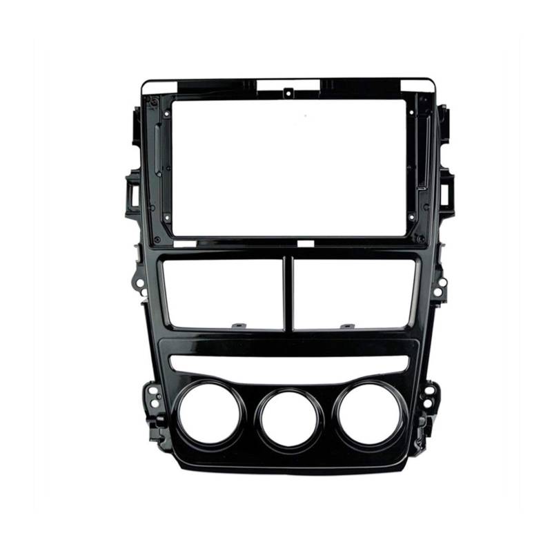 Autoradio-Armaturenbrett, Yurefax 2Din Auto DVD Rahmen Audio Fitting Adapter Dash Trim Kits Facia Panel 9" VIOS MT Yaris MT 18-19 Doppel Din Radio Player von Yurefax