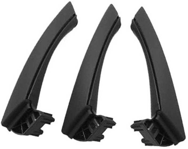 Yurefax, for, 3er E90 E91 E92 316 318 320 325 328i 2004–2012, kompletter Satz LHD RHD Beifahrer-Innentürgriff-Abdeckungsverkleidung Auto-Innentürgriff(Black RHD Set Black) von Yurefax
