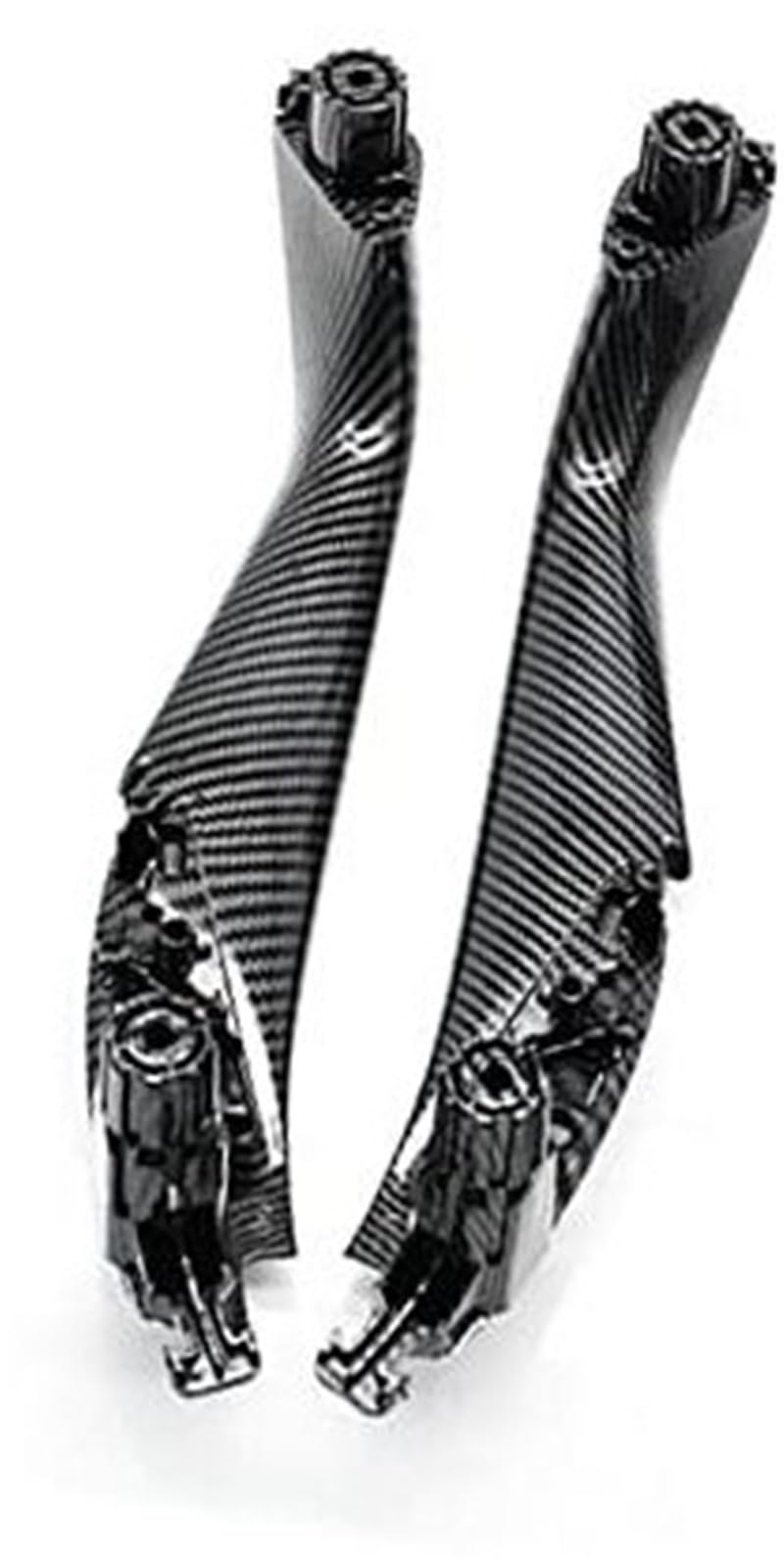 Yurefax, for, 5er G30 G31 G38 F90 2017-2021 Innenraum Links rechts Autotürgriff innen Abdeckung Verkleidung ersetzen Auto-Innentürgriff(Carbon Front 2pcs) von Yurefax