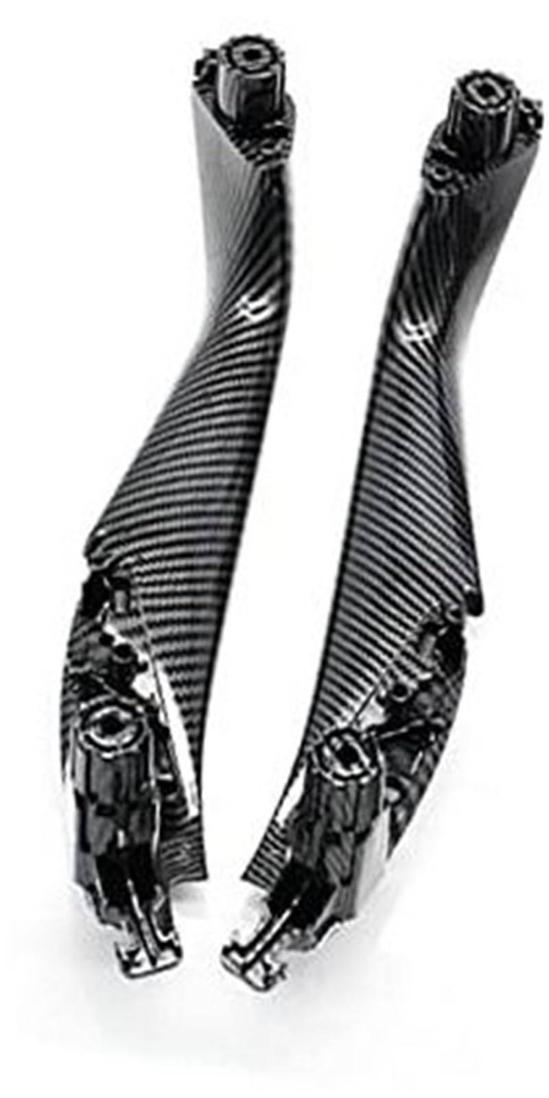 Yurefax, for, 5er G30 G31 G38 F90 2017-2021 Innenraum Links rechts Autotürgriff innen Abdeckung Verkleidung ersetzen Auto-Innentürgriff(Carbon Front 2pcs) von Yurefax