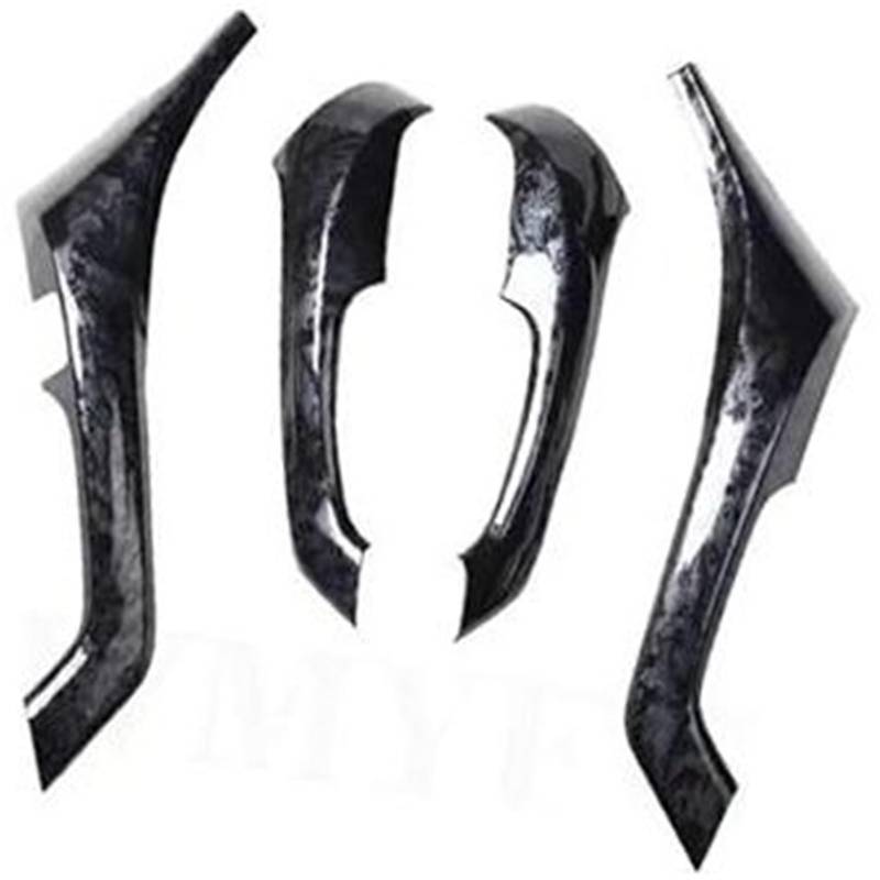 Yurefax, for Accord, europäische Version 2009 2010 2011 2012 Auto-Innentürgriffe Zierleisten Dekorationszubehör Auto-Innentürgriff(Black Spade Wood) von Yurefax