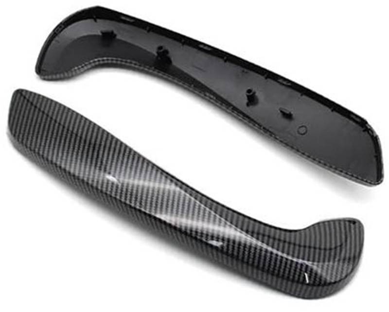 Yurefax, for Renault, for Megane 3 III 2008-2016 for Fluence 2009-2015 809600015R 197012651 Auto vorne Links rechts Innentürgriffabdeckung Auto-Innentürgriff(Black Handle Cover-cabon 2) von Yurefax