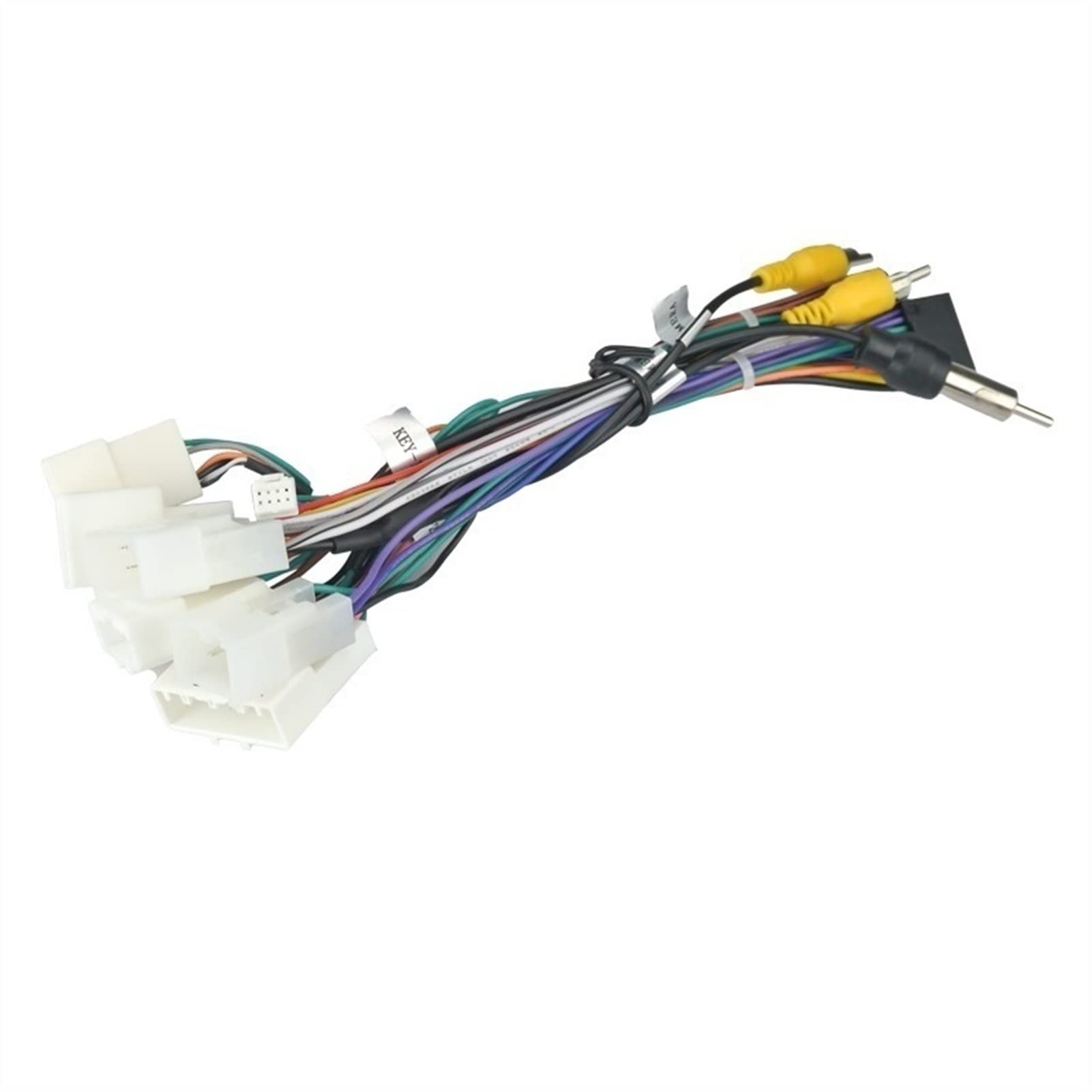 Yurefax 10,1-Zoll-2-DIN-Autoblende, for Toyota, Prado 2014-2018, Einbaublende, Doppel-DIN-CD-DVD-Rahmen, Armaturenbrett-Installation Car-Audio-Armaturenbrettrahmen(Only Cable) von Yurefax