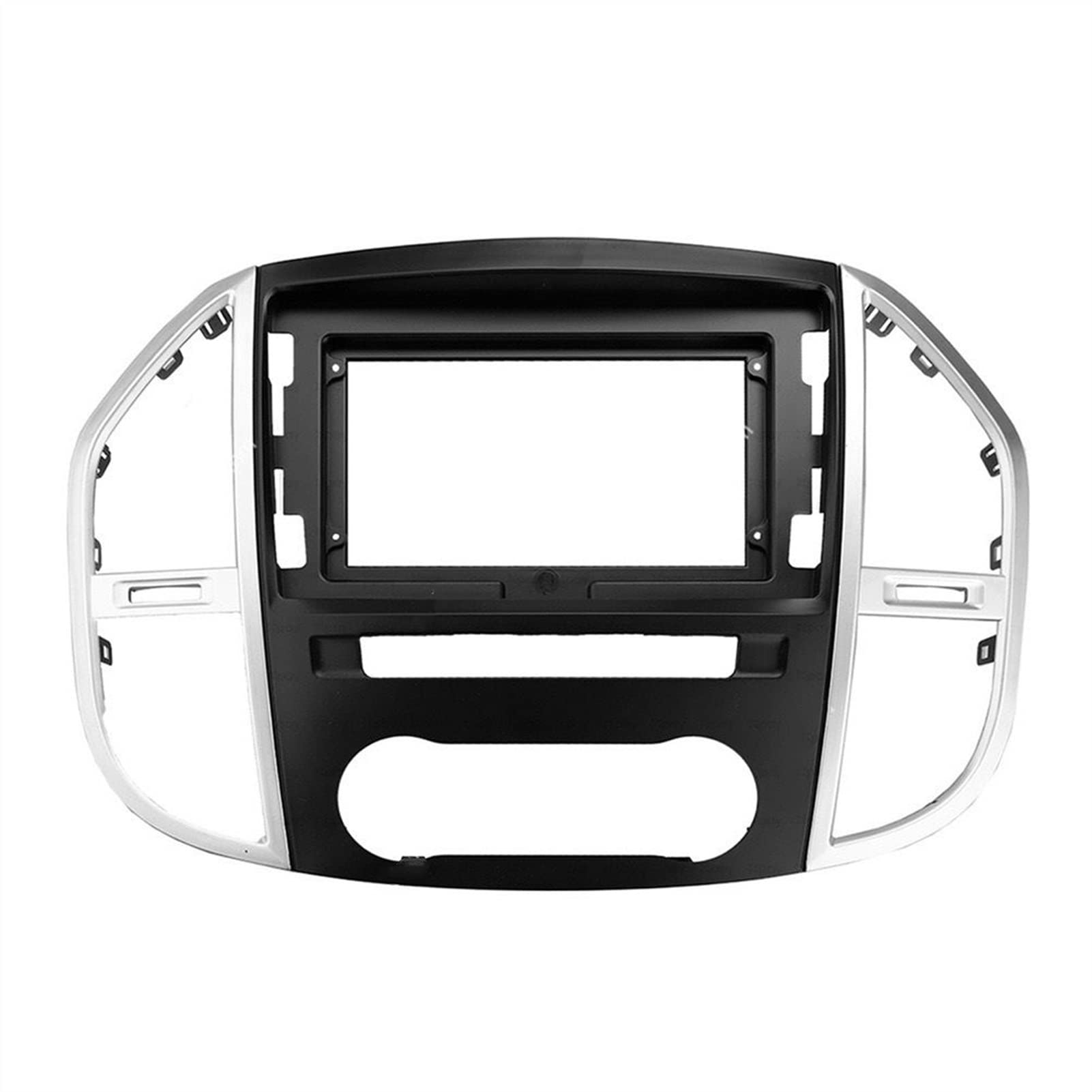 Yurefax 10,1-Zoll-Autoblende, for Mercedes-Benz, Vito 3 W447 2014-2020 Doppel-DIN-Autorahmen-Armaturenbrett-Einbausatz for die Verkleidung Car-Audio-Armaturenbrettrahmen Yurefax 10,1-Zoll-Autoblende, for Mercedes-Benz, Vito 3 W447 2014-2020 Doppel-DIN-Autorahmen-Armaturenbrett-Einbausatz for die Verkleidung Car-Audio-Armaturenbrettrahmen von Yurefax