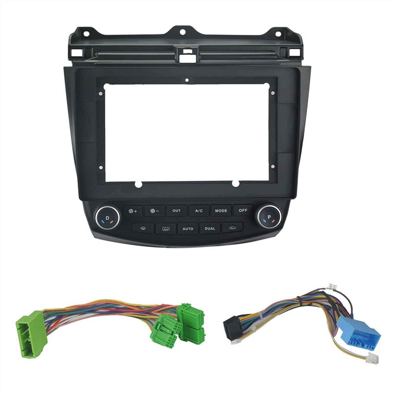 Yurefax 10,1-Zoll-Autoblende mit Klimaanlage und Canbus-Box, for Accord, 7. 2003-2007, Blenden, Armaturenbrett, Auto-DVD-Rahmen Car-Audio-Armaturenbrettrahmen(NO DUAL) von Yurefax