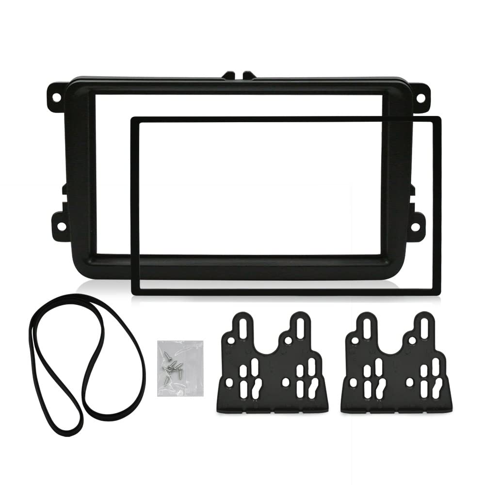 Yurefax 2-Din-Autoblende, for Volkswagen, Stereo-Panel, Armaturenbrett-Montage, Doppel-Din-Rahmen, Installationskit, Umrüstblende Car-Audio-Armaturenbrettrahmen Yurefax 2-Din-Autoblende, for Volkswagen, Stereo-Panel, Armaturenbrett-Montage, Doppel-Din-Rahmen, Installationskit, Umrüstblende Car-Audio-Armaturenbrettrahmen von Yurefax