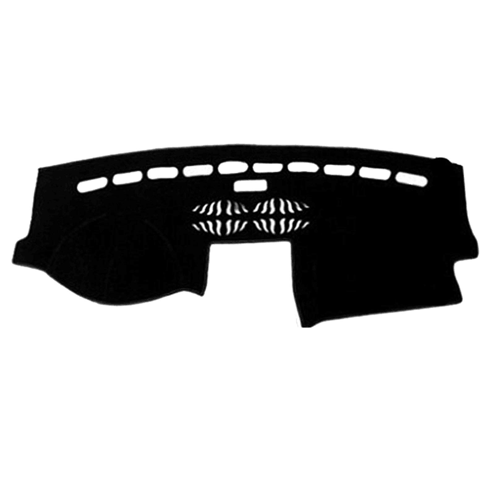 Yurefax 2 Schichten Auto-Armaturenbrett-Abdeckung, Armaturenbrett-Matte, Teppichumhang, for VW, for Touareg, 2003 2004 2005 2006 2007 2008 2009 2010 LHD RHD Auto-Armaturenbrettmatte(Blue LHD) von Yurefax