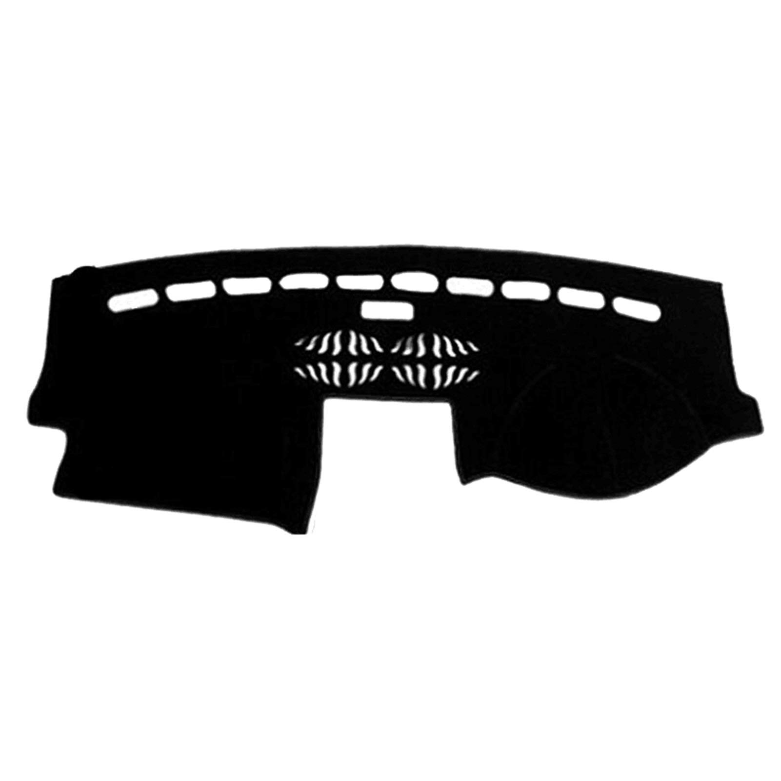 Yurefax 2 Schichten Auto-Armaturenbrett-Abdeckung, Armaturenbrett-Matte, Teppichumhang, for VW, for Touareg, 2003 2004 2005 2006 2007 2008 2009 2010 LHD RHD Auto-Armaturenbrettmatte(Red RHD) von Yurefax
