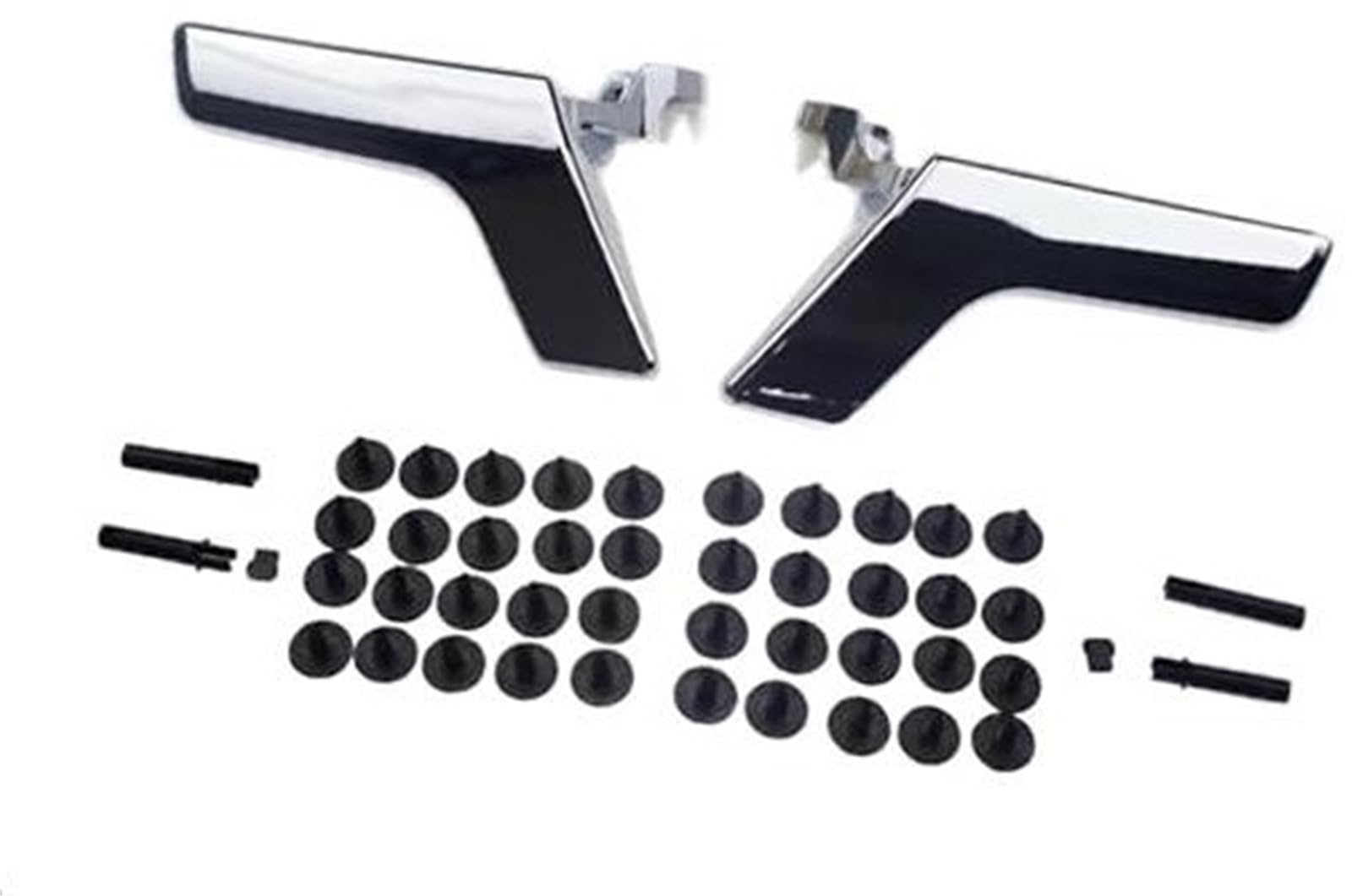 Yurefax 2047201171 2047208670 for W204 X204 for C-Klasse for GLK-Klasse Innen Tür Griff Pull Reparatur Kit Vorne Hinten Links Rechts Auto-Innentürgriff(Black Left Right Pair) von Yurefax
