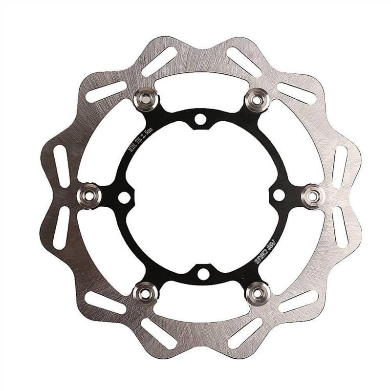 Yurefax 270mm Motorrad Vorne Schwimmende Bremsscheibe Rotor KX125 KX250 2006-2008 KX250F KX450F 2006-2021 KLX450R 2007-2021 Pit Dirt Bike Motorrad-Bremsscheibe von Yurefax